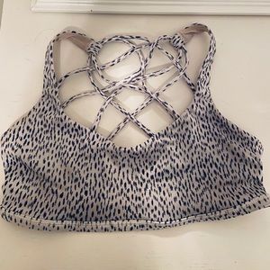 Lululemon Free to be Wild strappy sports bra